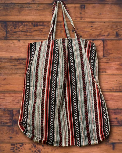 Large hemp tote bag
