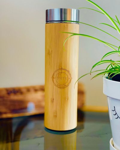 Bamboo Thermos with interior stainless steel