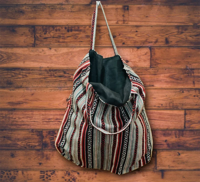 Large hemp tote bag