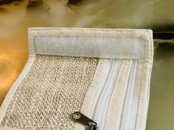 hemp men wallet zipper