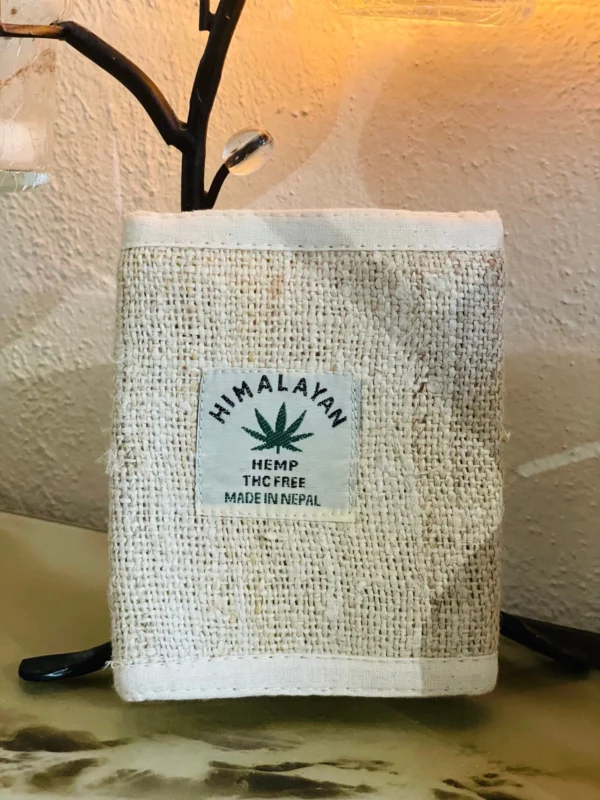 hemp men wallet natural