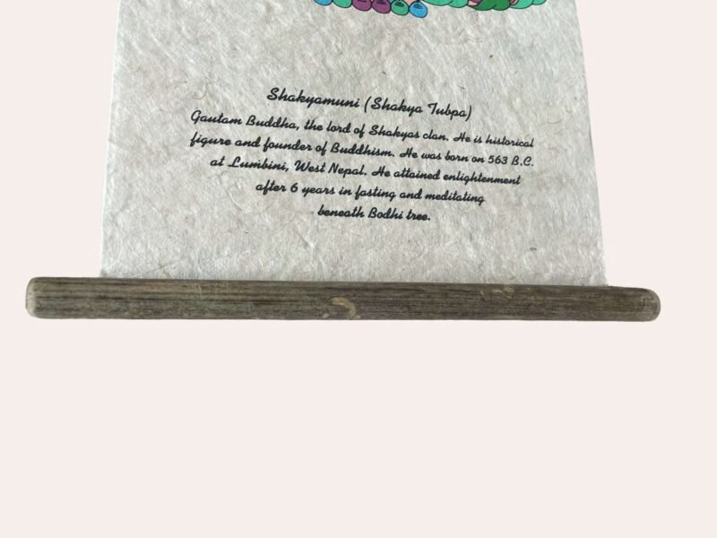 Handmade Lokta paper shakyamuni wall hanger