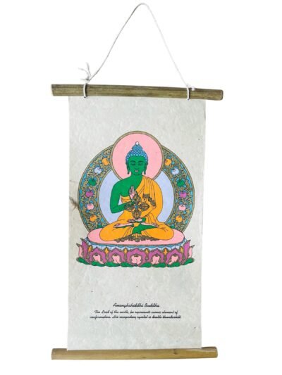 Handmade Lokta paper Shakya muni wall hanger