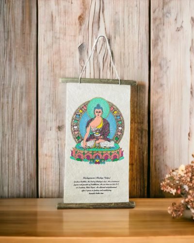 Handmade Lokta paper Buddha wall hanger