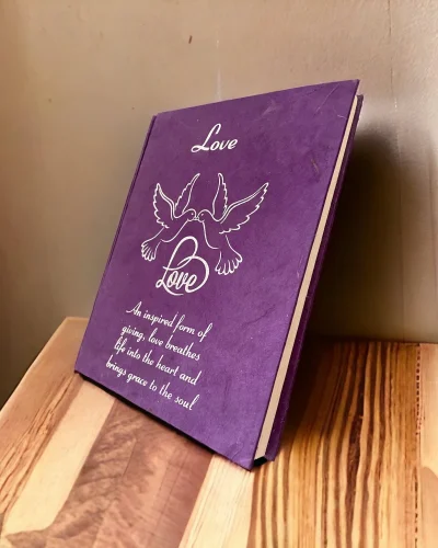 handmade paper diary