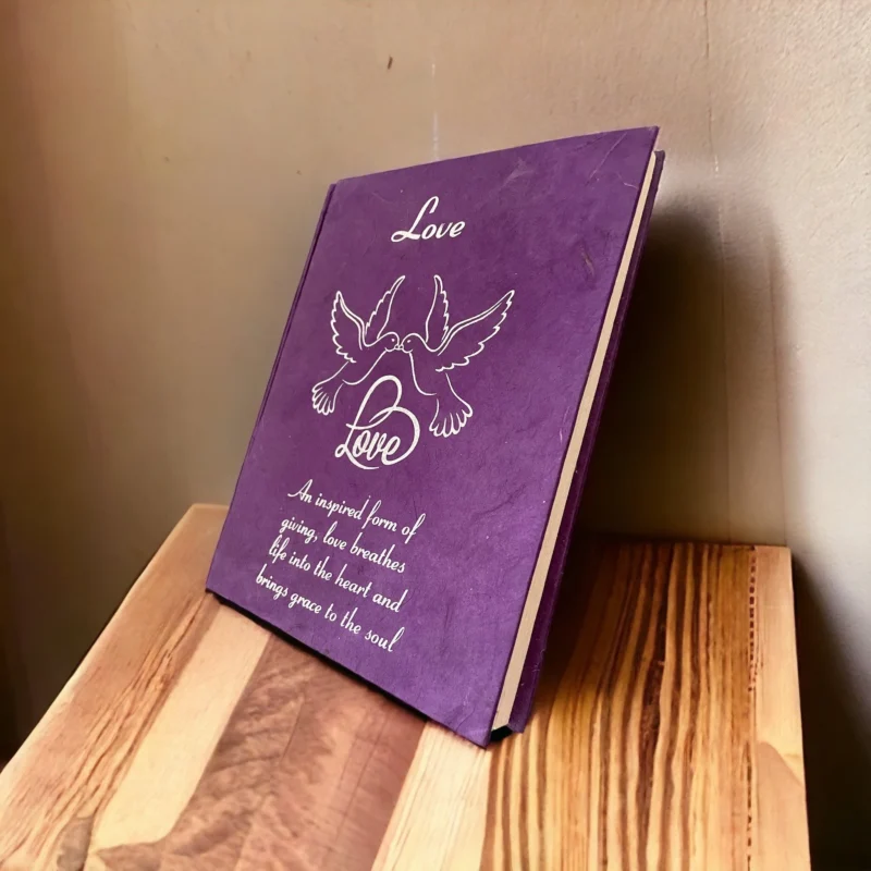 handmade paper diary