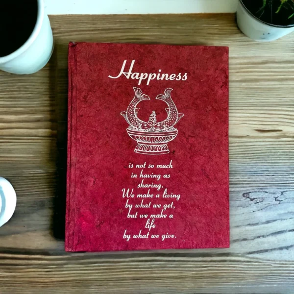 handmade Lokta paper diary