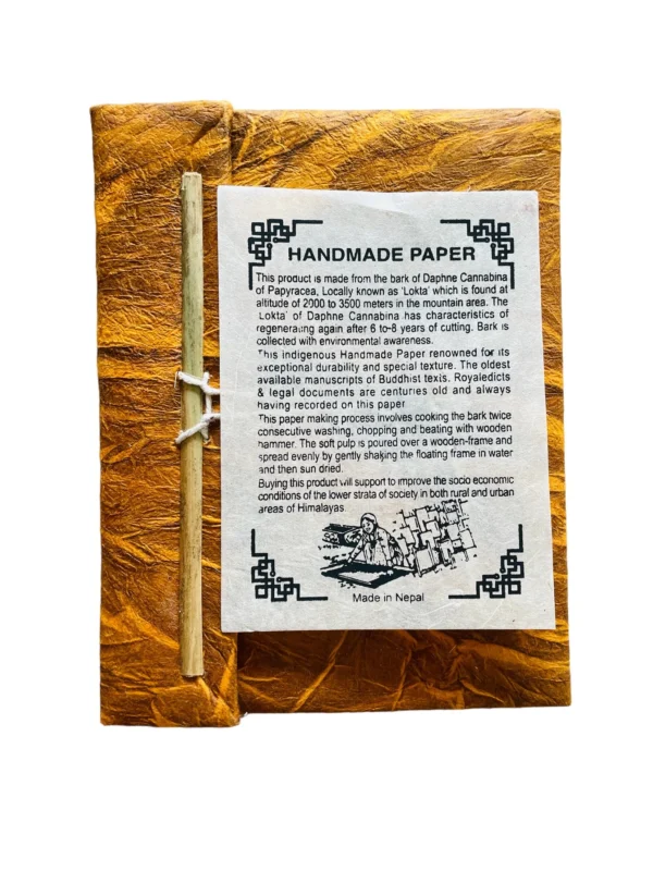 handmade paper diary