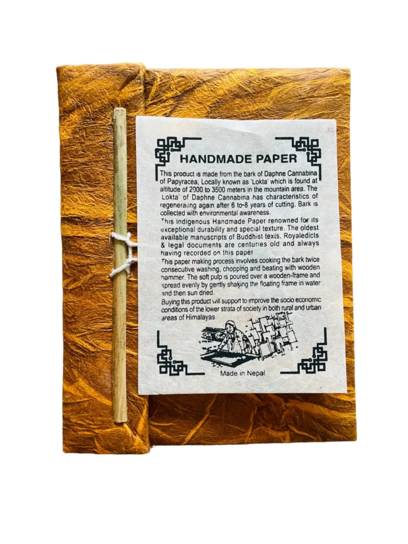 handmade paper diary