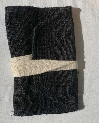 black hemp tobacco pouch