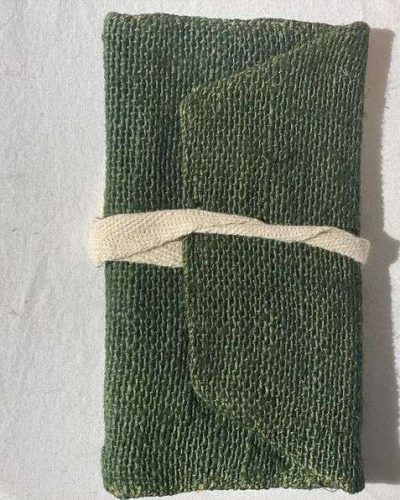 green tobacco pouch