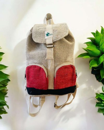 Coral Breeze hemp backpack