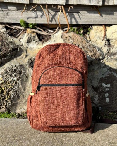 front view of earthbound hemp backpack