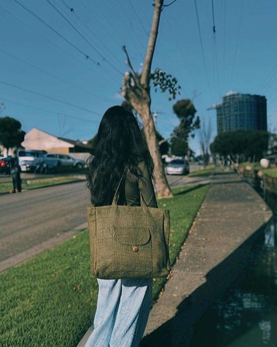 hemp tote bag