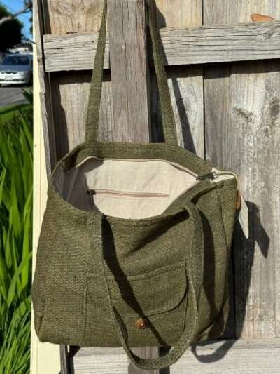 hemp tote bag inner