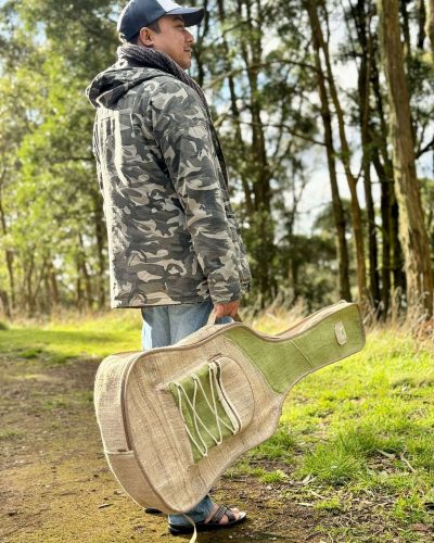 100% hemp guitar cover