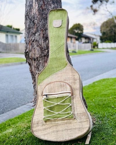 100% hemp guitar cover front