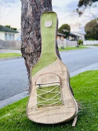 100% hemp guitar cover front