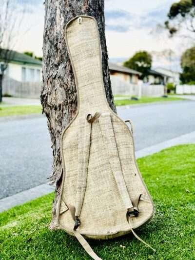 100% hemp guitar cover back