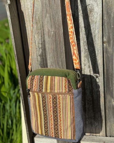 boho side bag back