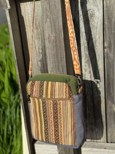 boho side bag back