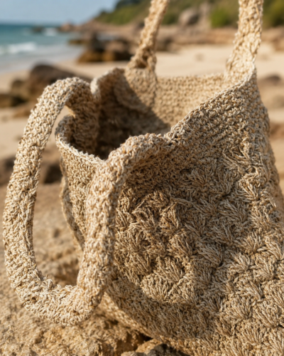 beach hemp tote bag zoom