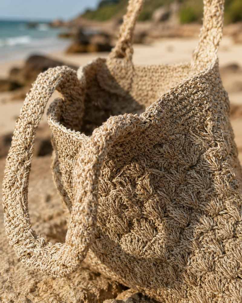 beach hemp tote bag zoom