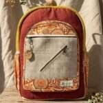 Colorful Trail Hemp Backpack with Laptop Compartment