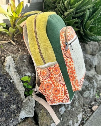 colorful backpack side
