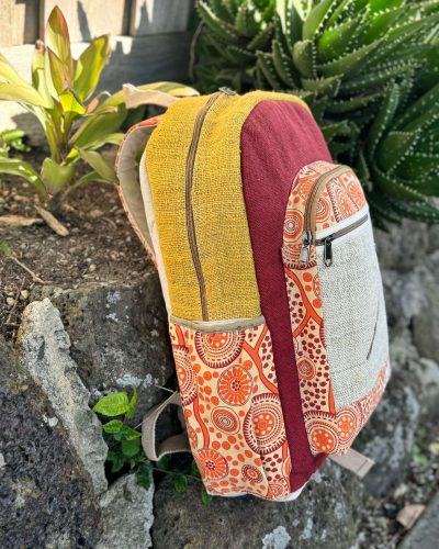 color trail backpack side view