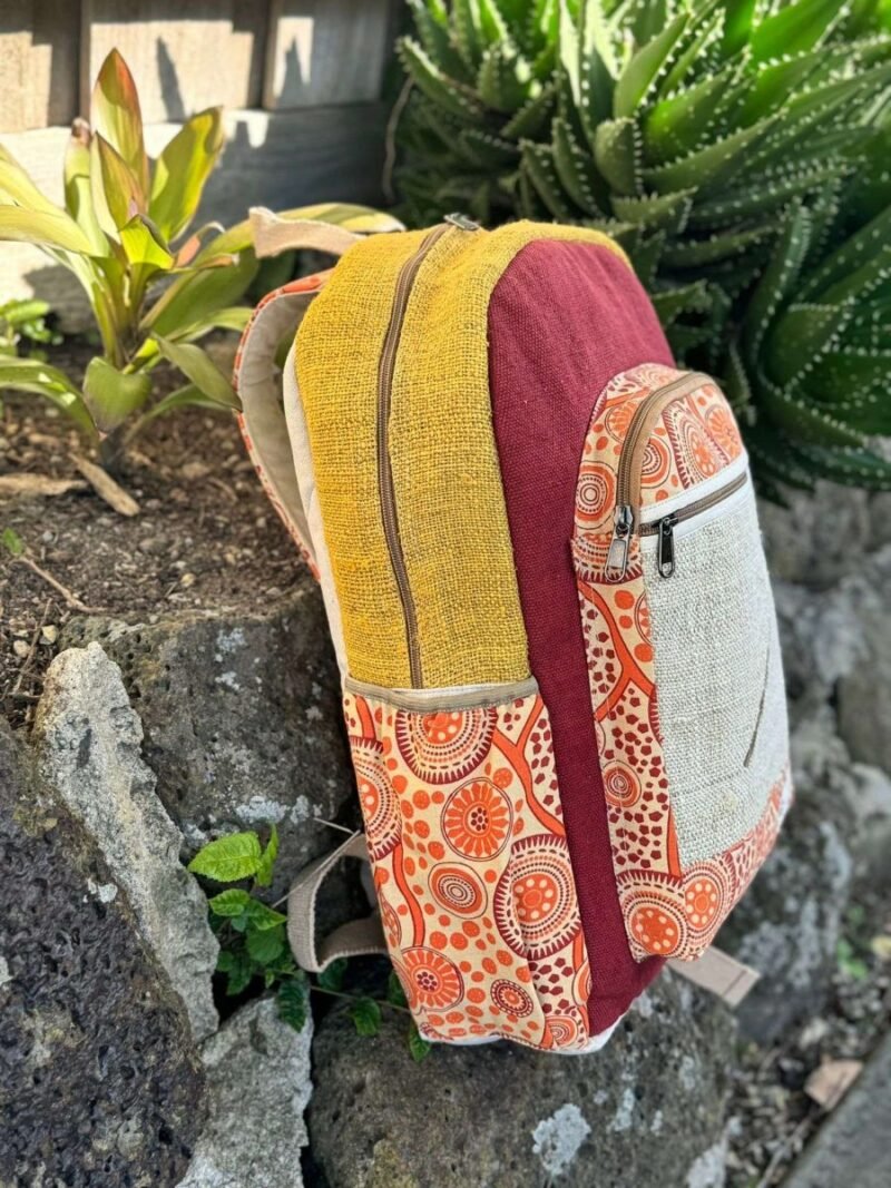 color trail backpack side view