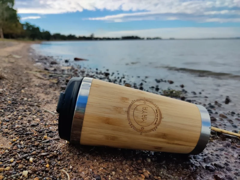 Bamboo Travel Mug with insulation