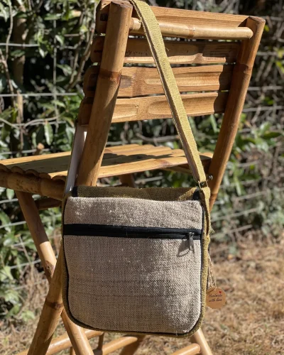 vibrant hemp side bag
