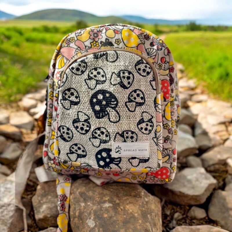 mushroom mini backpack front