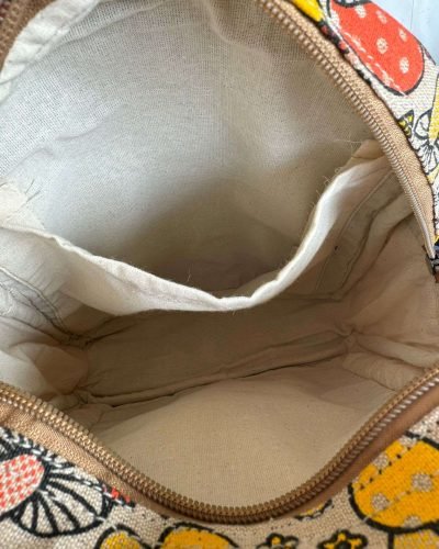 Mushroom mini backpack inside
