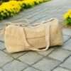 natural duffle bag front