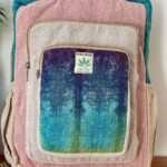Eco Dyed Rainbow Hemp Laptop Backpack - Made in Nepal
