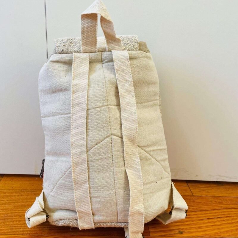back side of coral breeze mini backpack