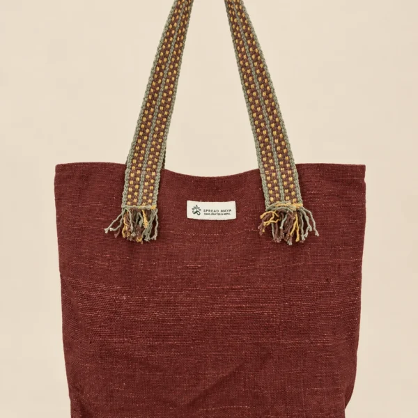Joyful Earth Hemp Tote Bag