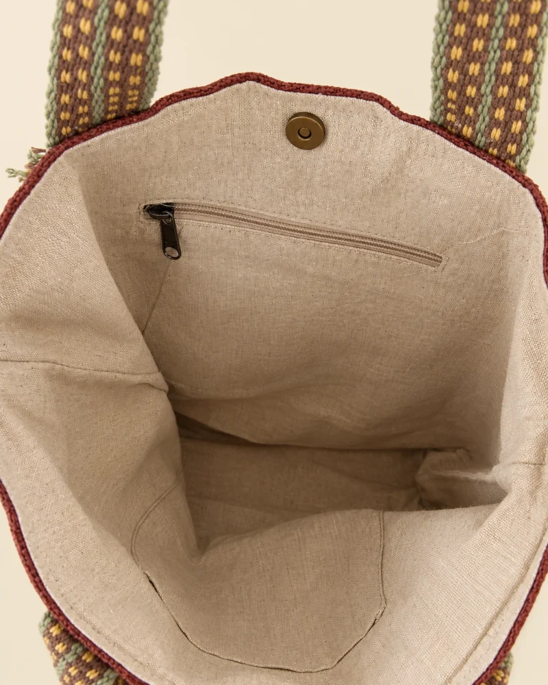 Joyful Earth Hemp Tote Bag - Image 5