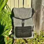 Ecofriendly HempHaven Laptop Backpack with Flap Closure & Adjustable Strap
