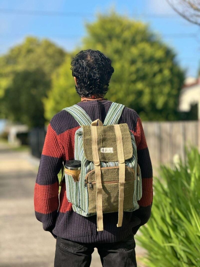 stylish hemp urban hippie bag