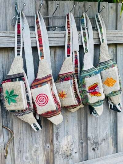 Printed Hemp Bum Bags