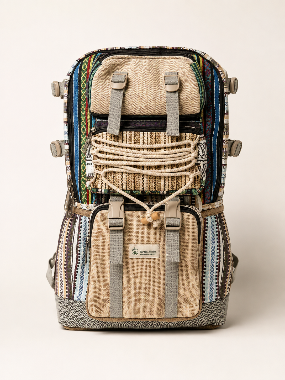 large-hemp-backpack-raincover- front