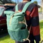 Roll-Top Large Hemp Backpack