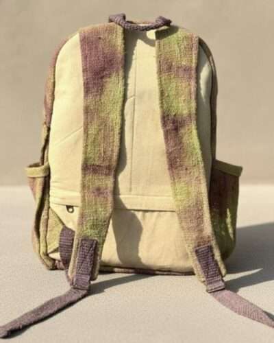 Hemp Galaxy Backpack with Eco Dyed Cosmic Print - Image 3
