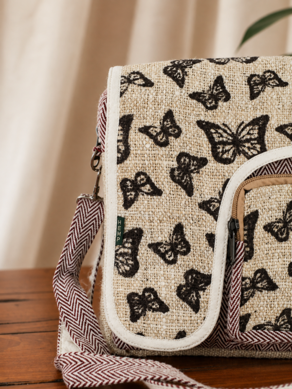 butterfly hemp side bag zoom