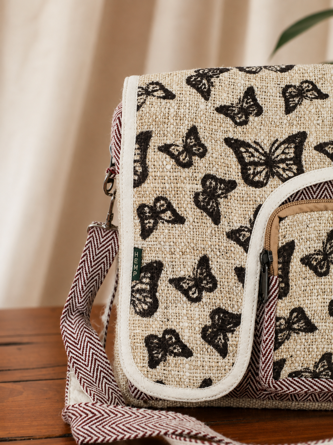 butterfly hemp side bag zoom