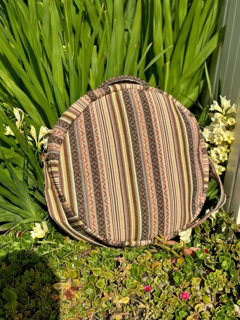back of sunrise round side bag