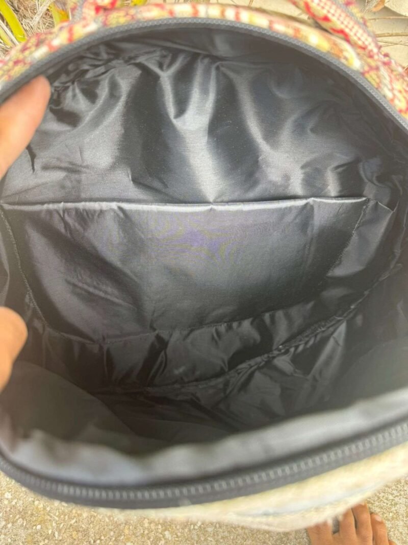 laptop compartment inside shamanic drum bag